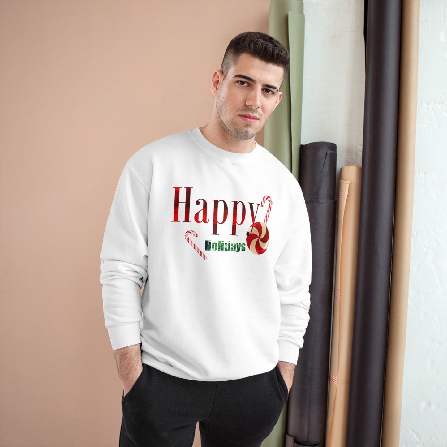 Happy Holidays / Champion Sweatshirt