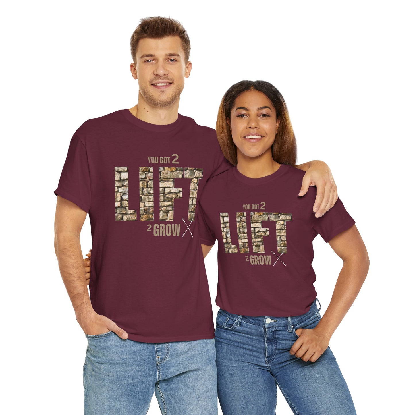 You have 2 LIFT 2 grow Unisex Heavy Cotton Tee