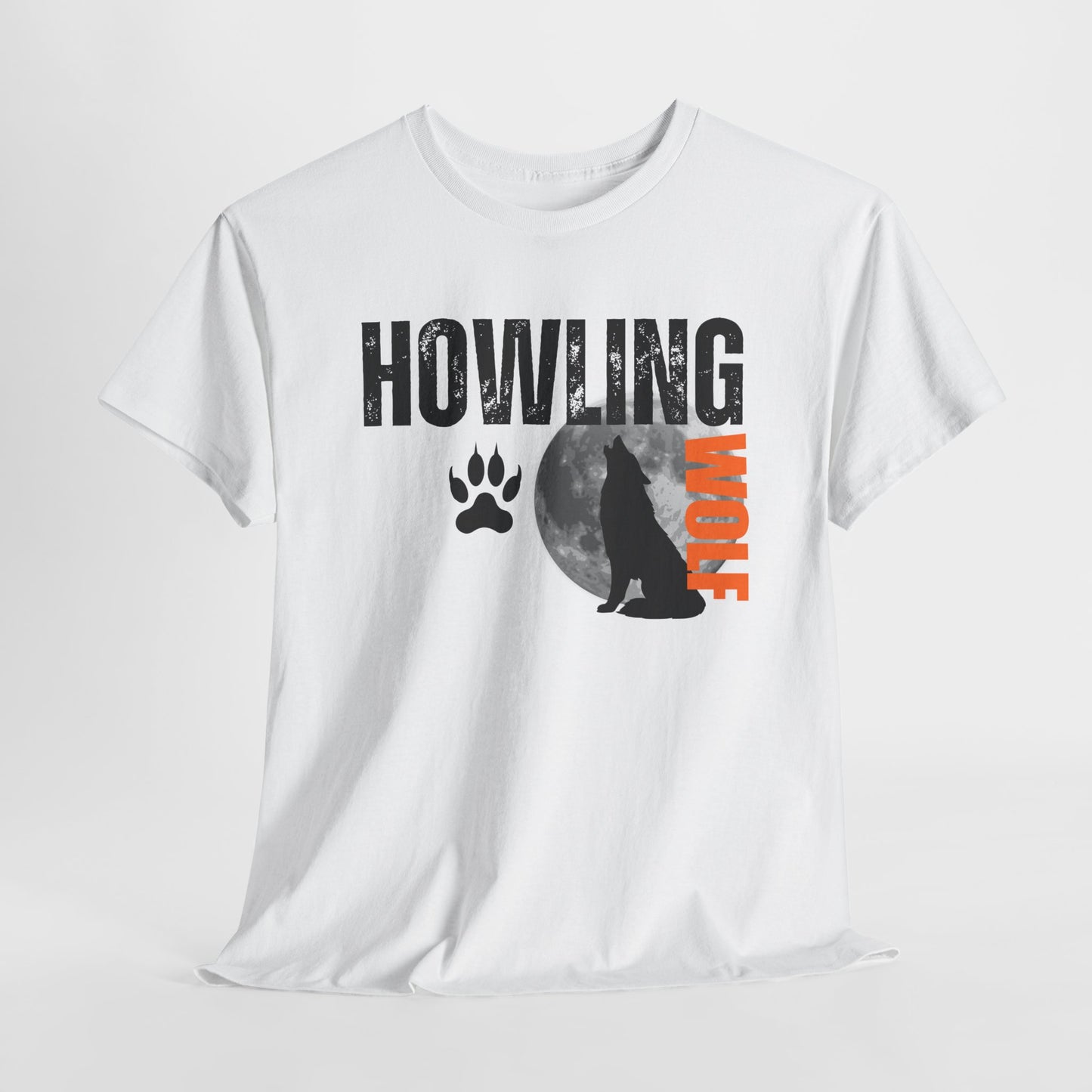 Howling Wolf Unisex Heavy Cotton Tee