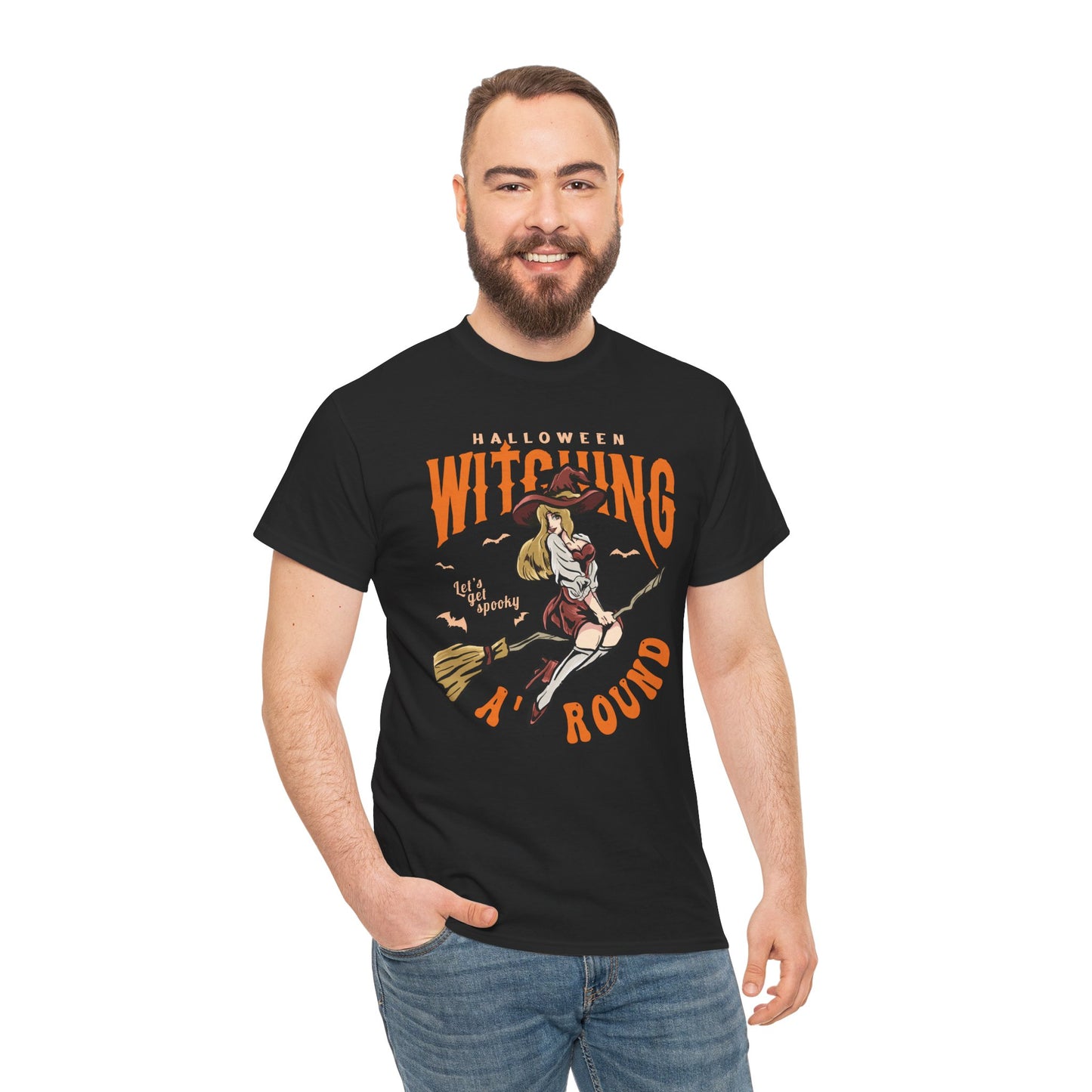 Witching around / Halloween Unisex Heavy Cotton Tee