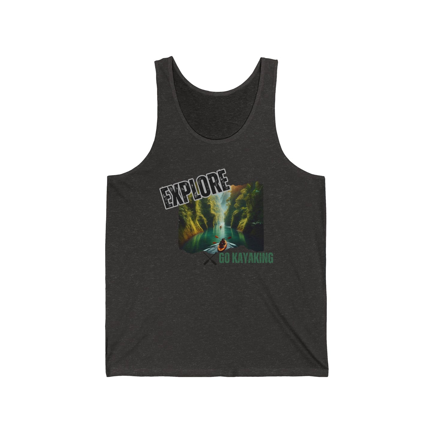 Explore (Go Kayaking) / Unisex Jersey Tank