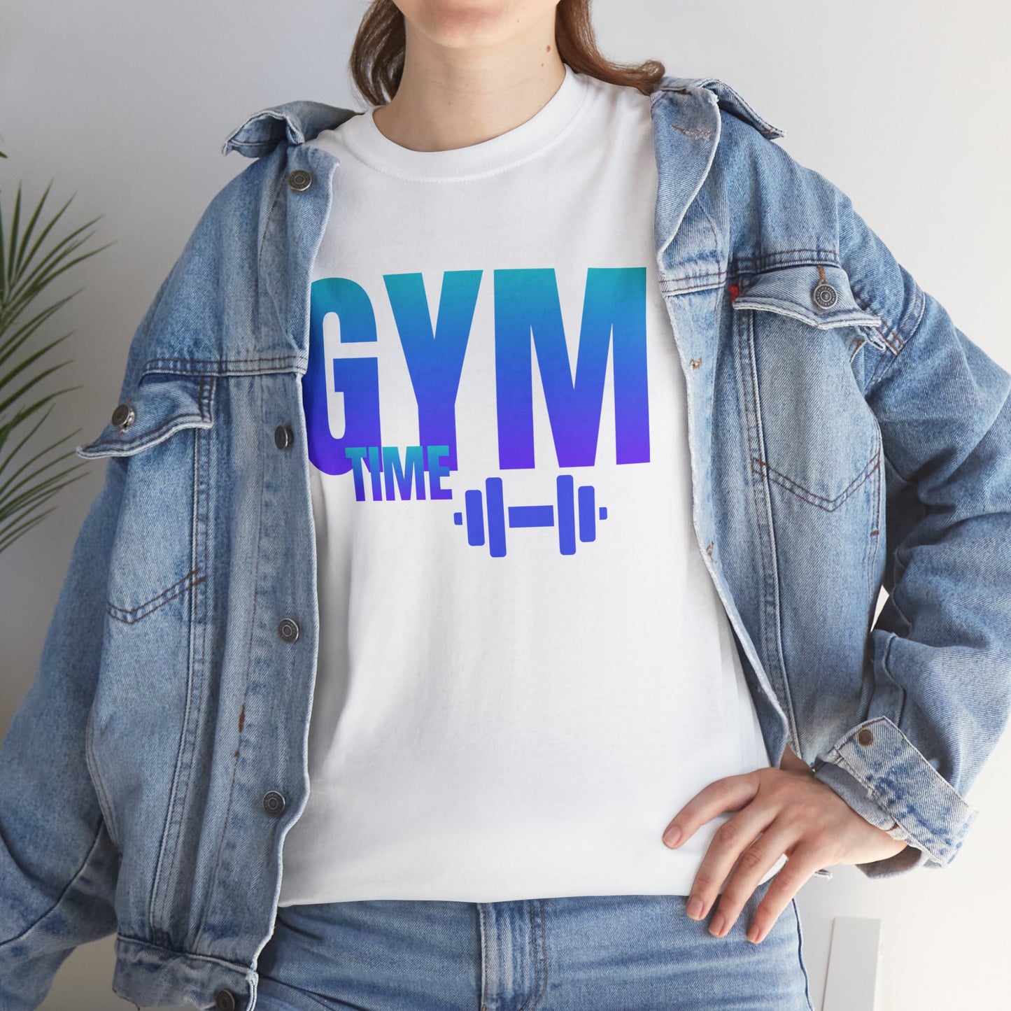 Gym Time / Bodybuilding Unisex Heavy Cotton Tee