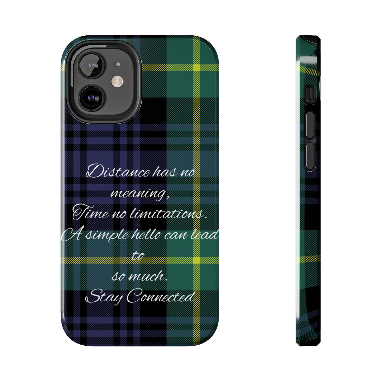 Green plaid version / Tough Phone Cases