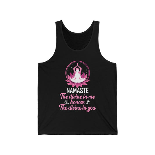 Namaste / yoga / Unisex Jersey Tank