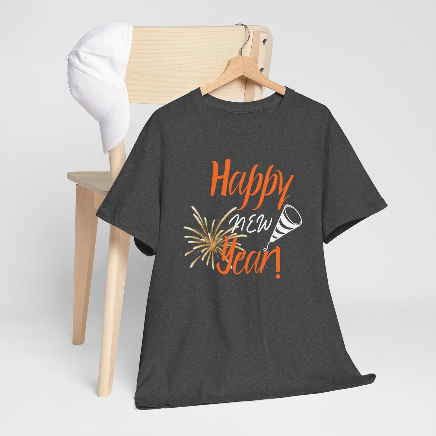 Happy New Year Unisex Heavy Cotton Tee