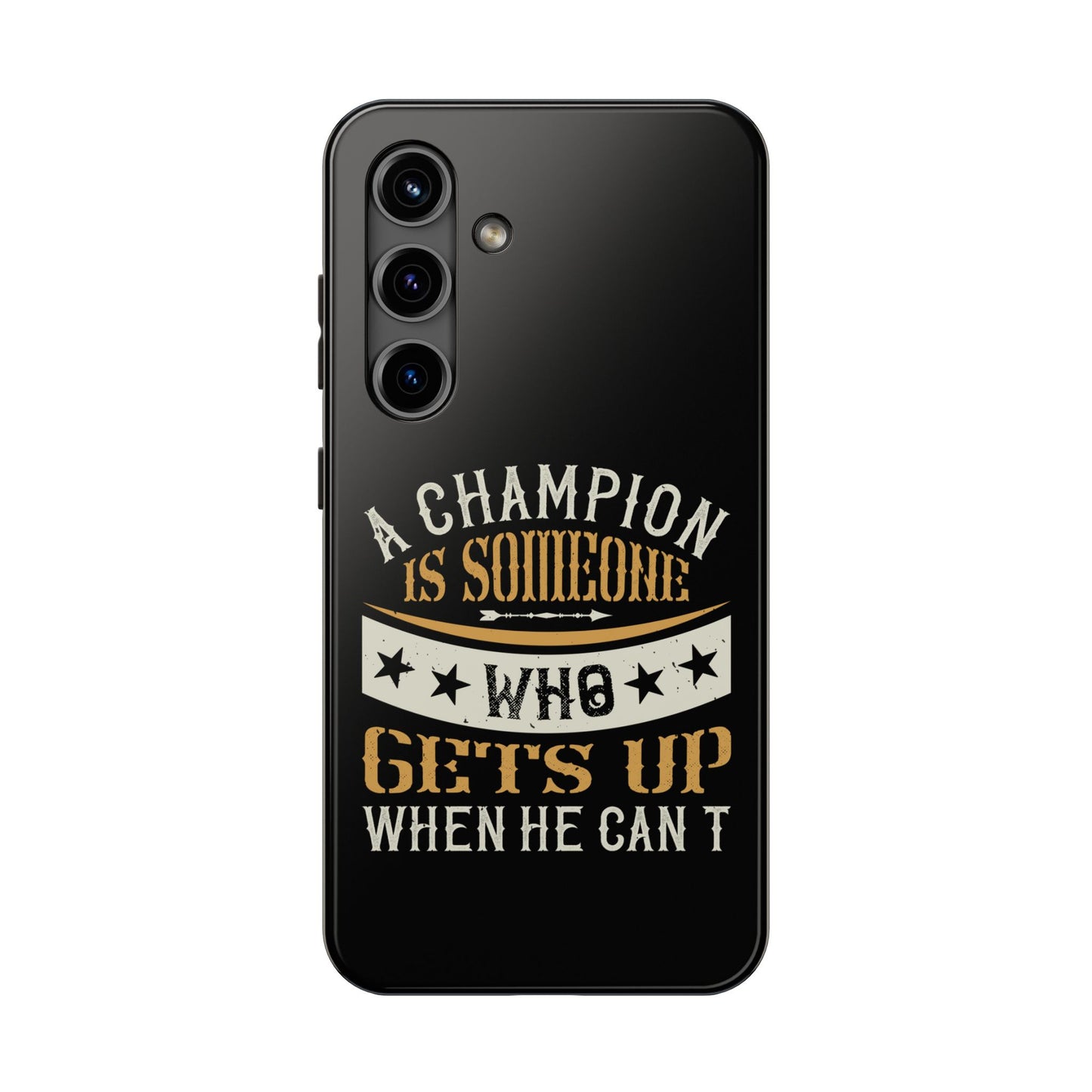 A champion is someone who gets up when he can't (Boxing)  / Tough Phone Cases