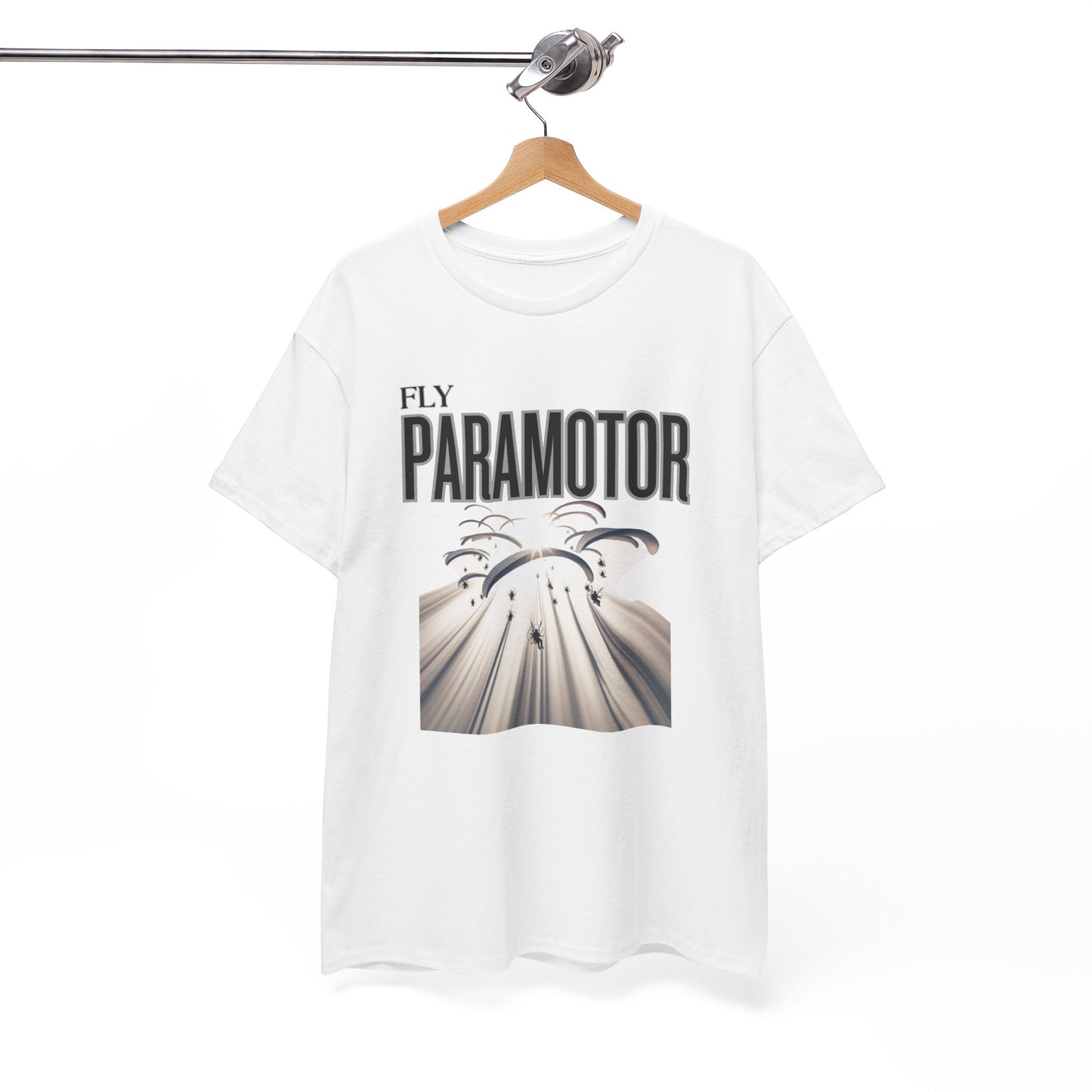 Fly Paramotor Unisex Heavy Cotton Tee