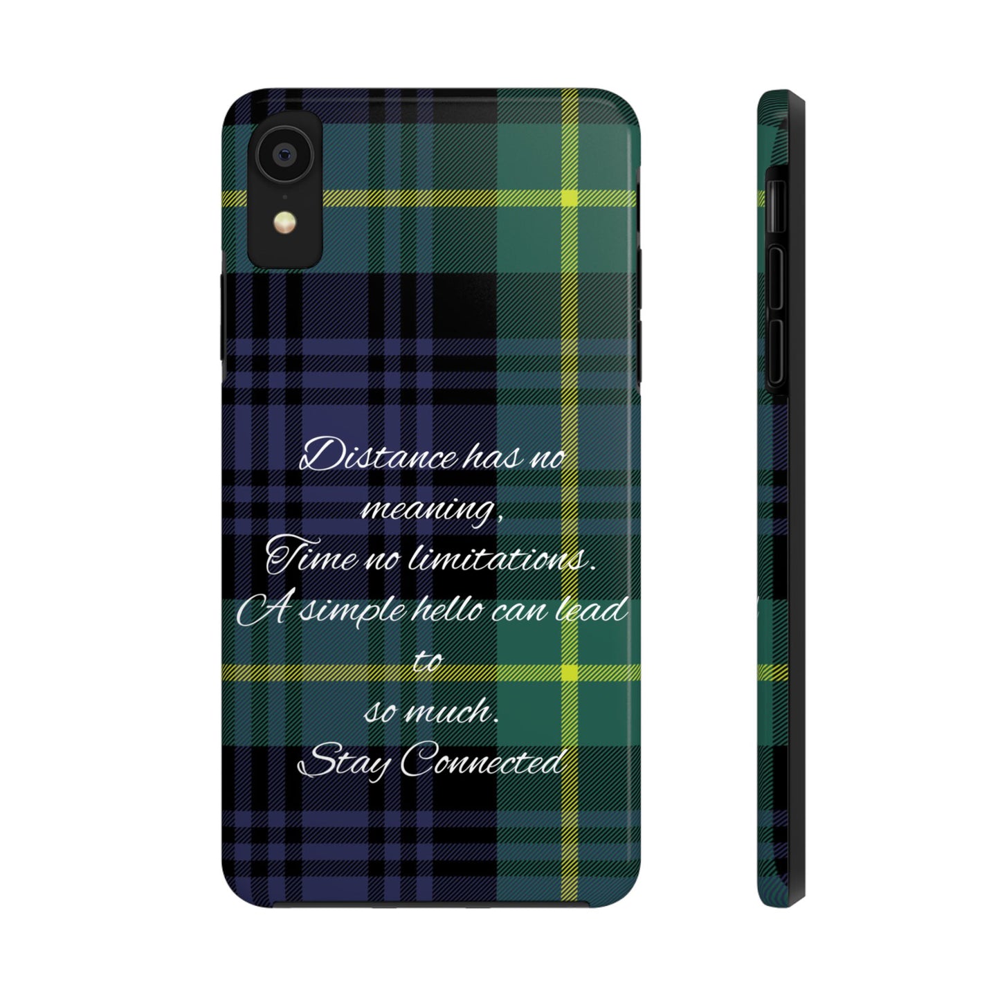 Green plaid version / Tough Phone Cases