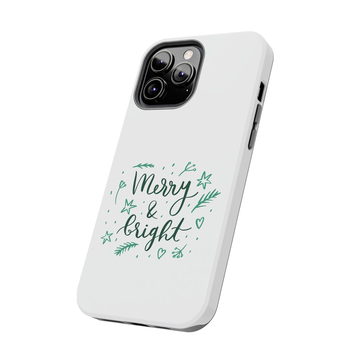 Merry and Bright (Christmas) / Tough Phone Cases