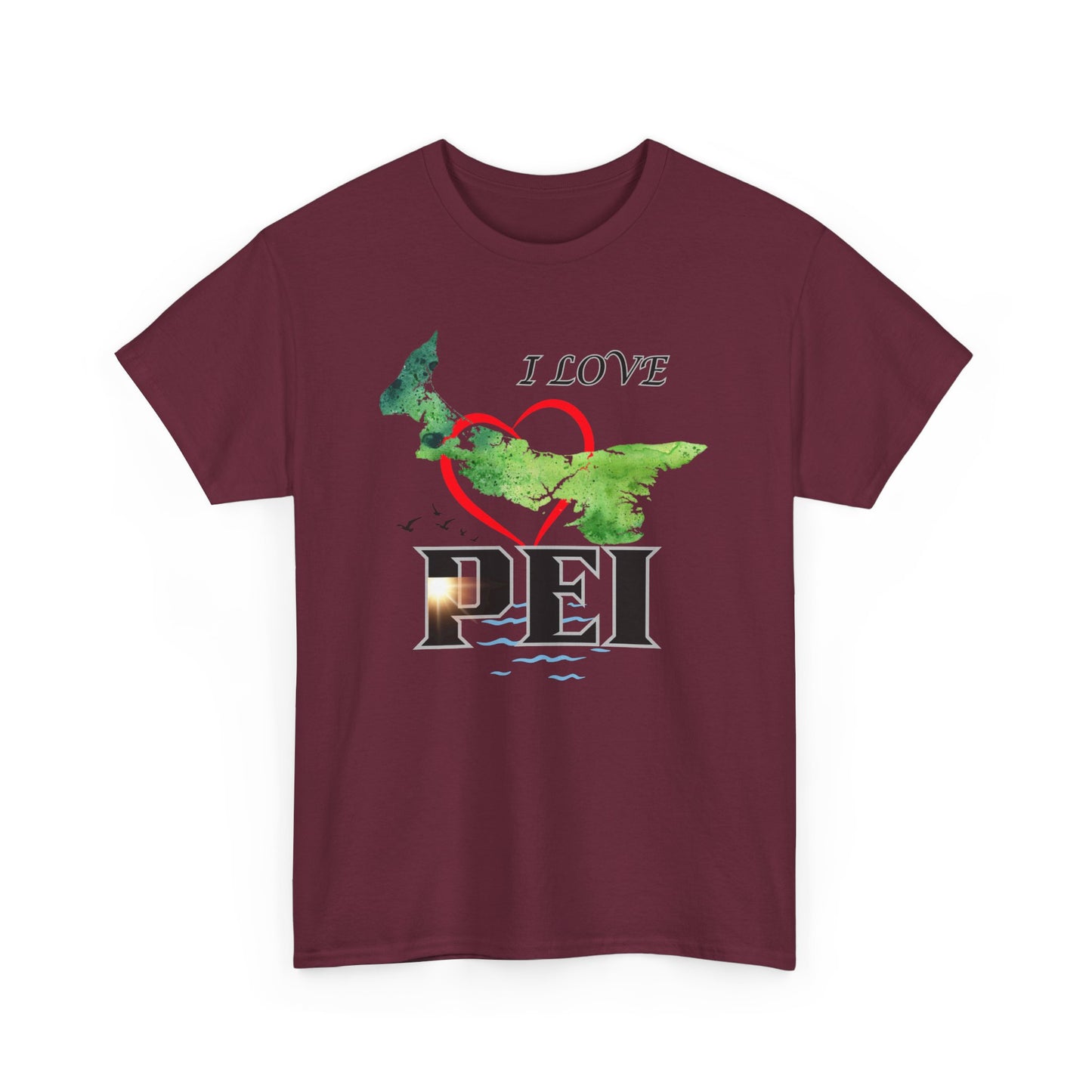 I Love PEI / Canada Unisex Heavy Cotton Tee