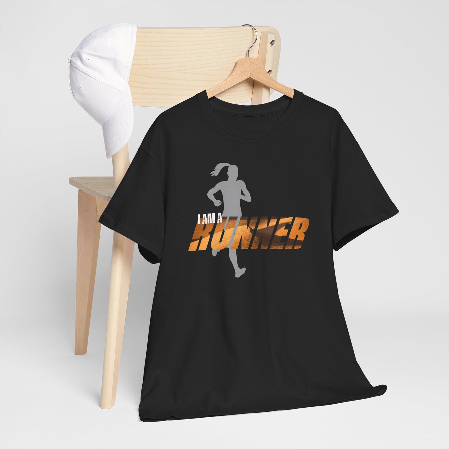 I am a Runner Unisex Heavy Cotton Tee