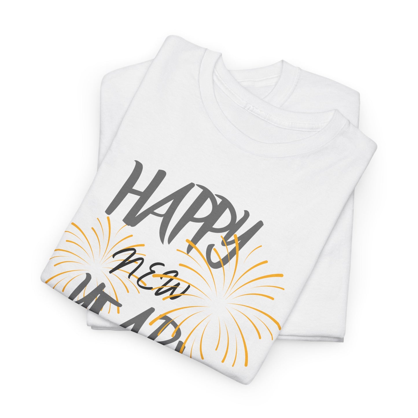 Happy New Year Unisex Heavy Cotton Tee