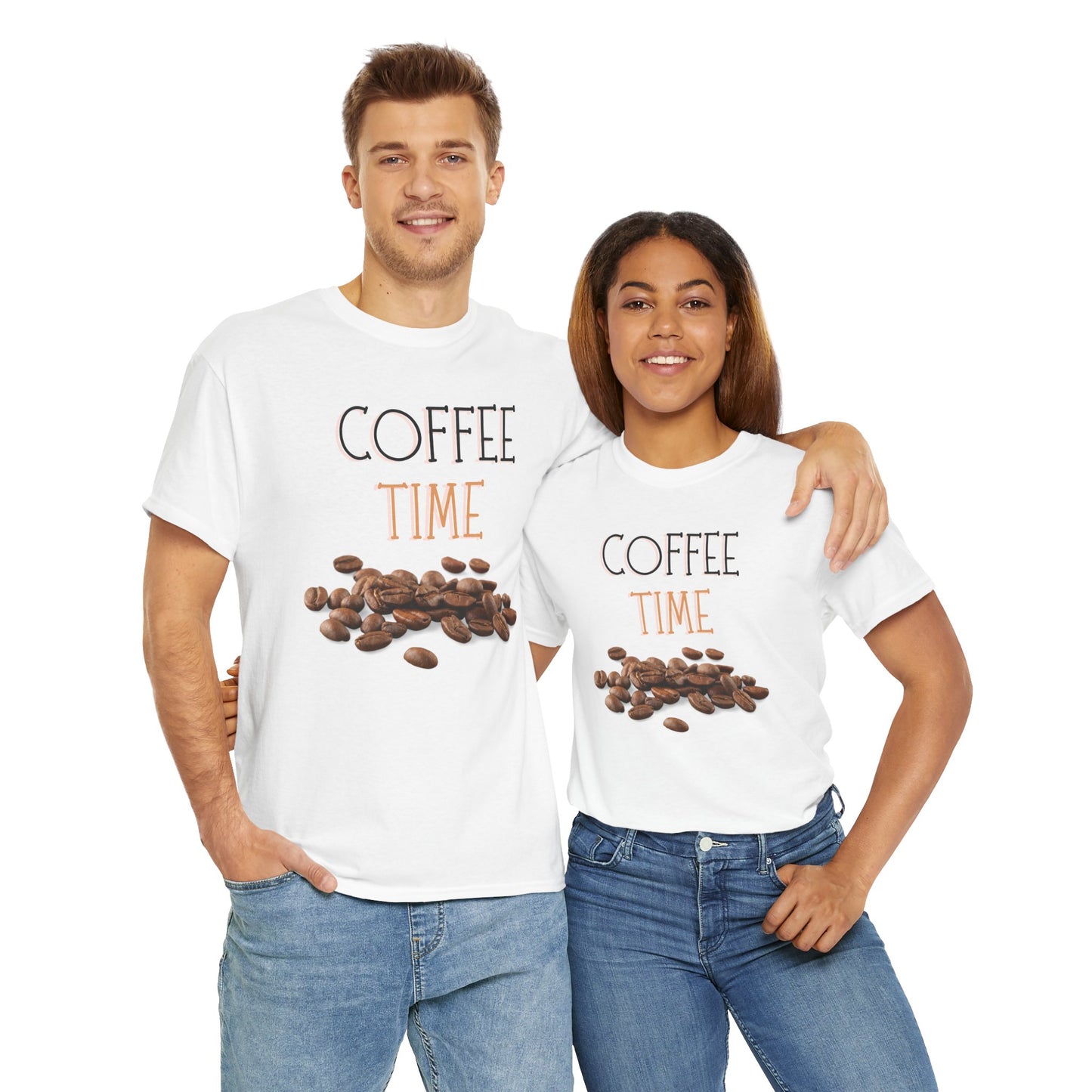 Coffee Time Unisex Heavy Cotton Tee