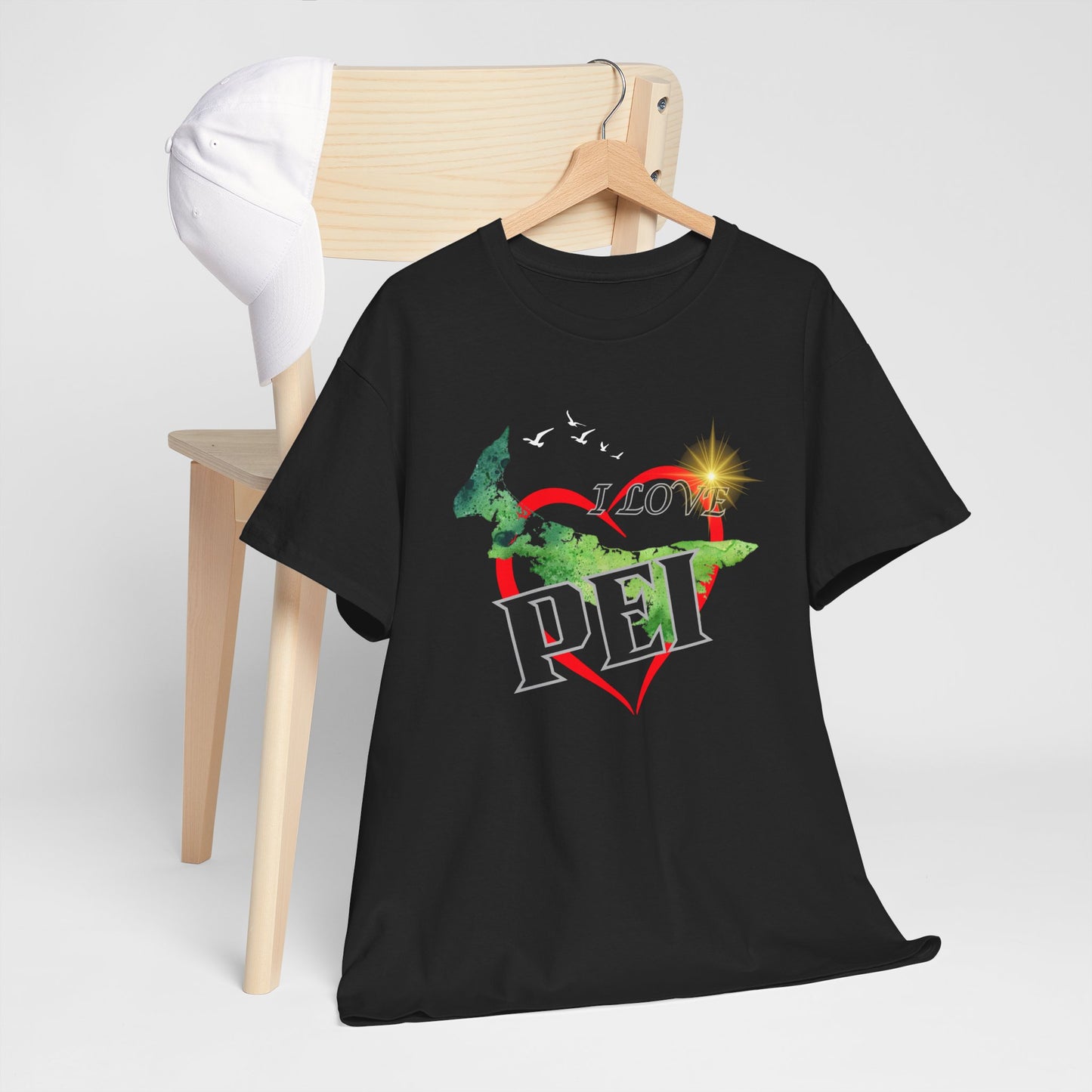 I Love PEI / Canada Unisex Heavy Cotton Tee
