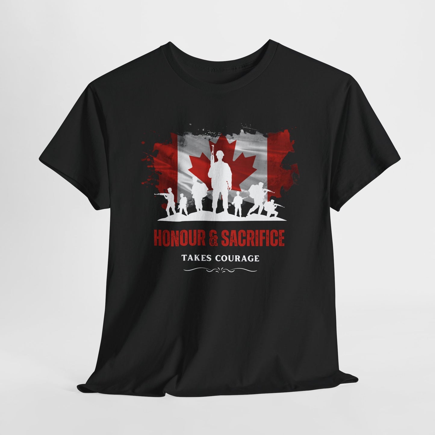 Honour & Sacrifice Takes Courage Unisex Heavy Cotton Tee