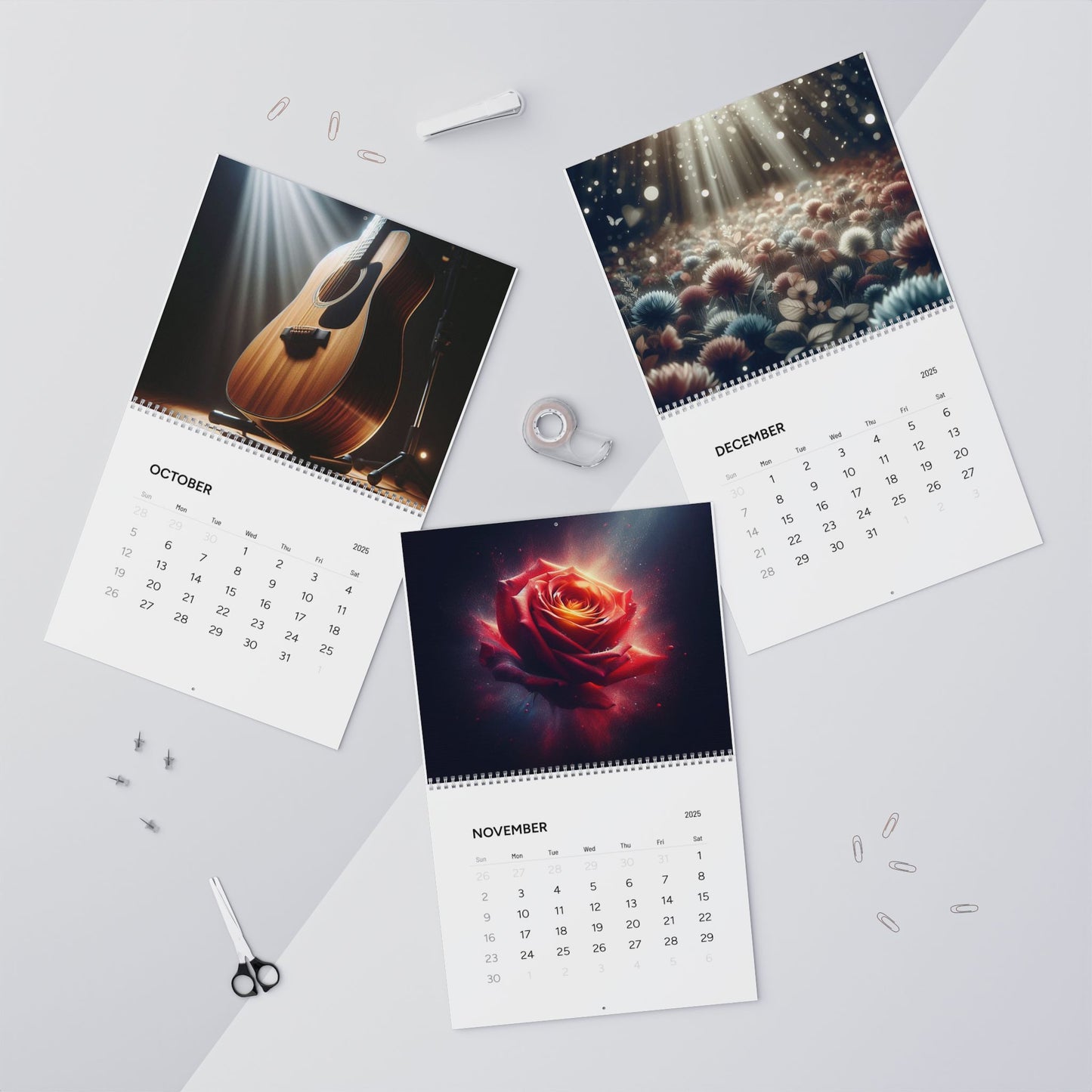 Beautiful AI Creations 3 / Wall Calendars (2025)