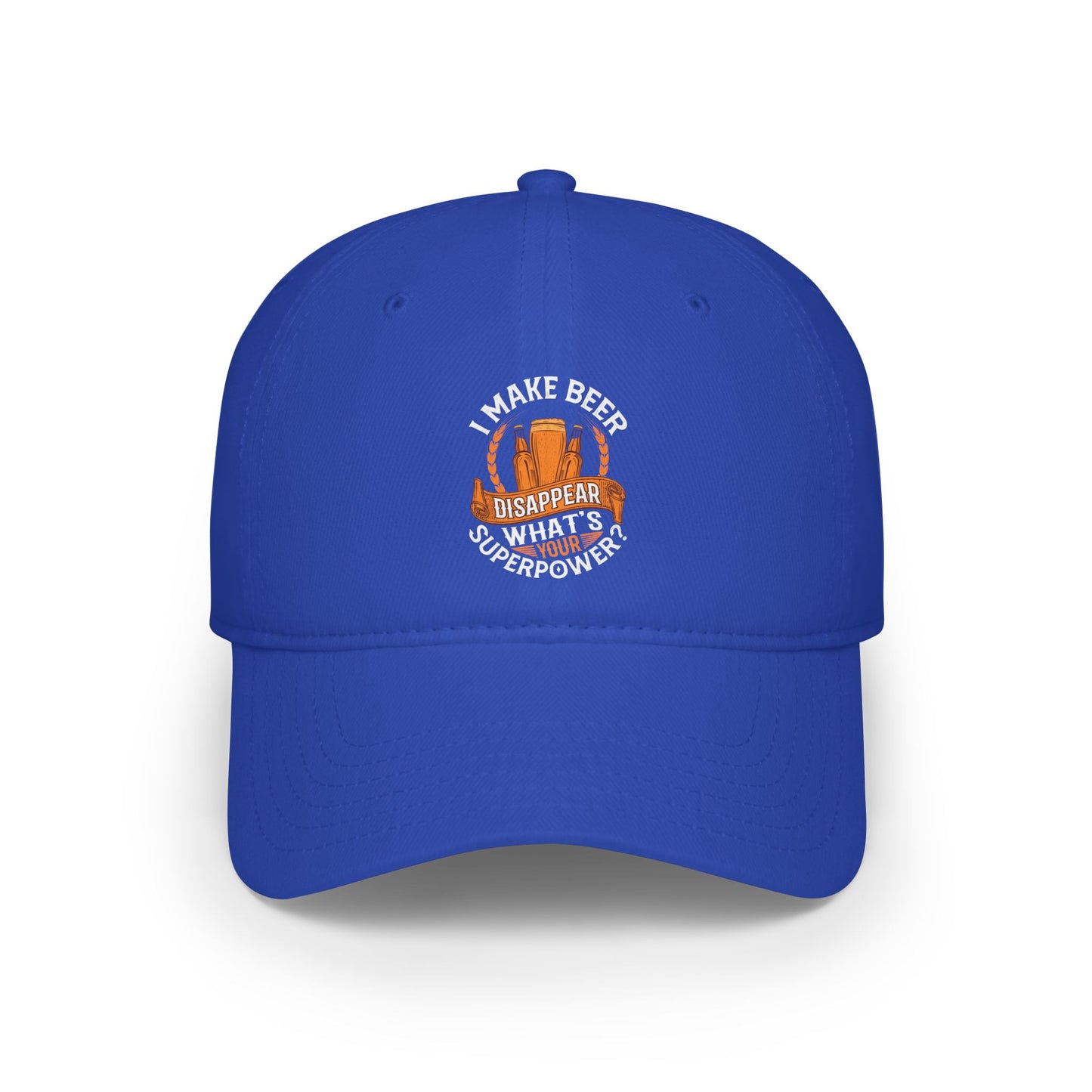 I make beer disappear / Low Profile Baseball Cap