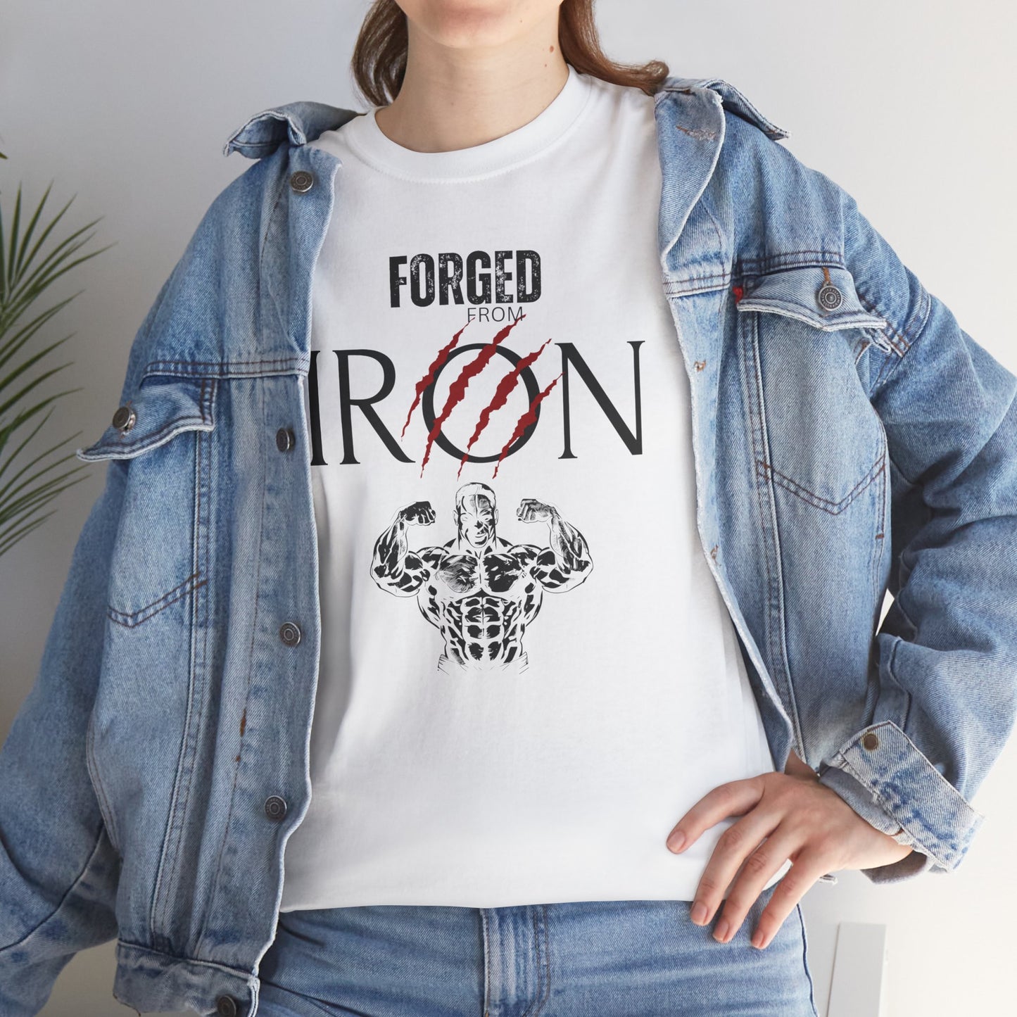 Forged from IRON Unisex Heavy Cotton Tee