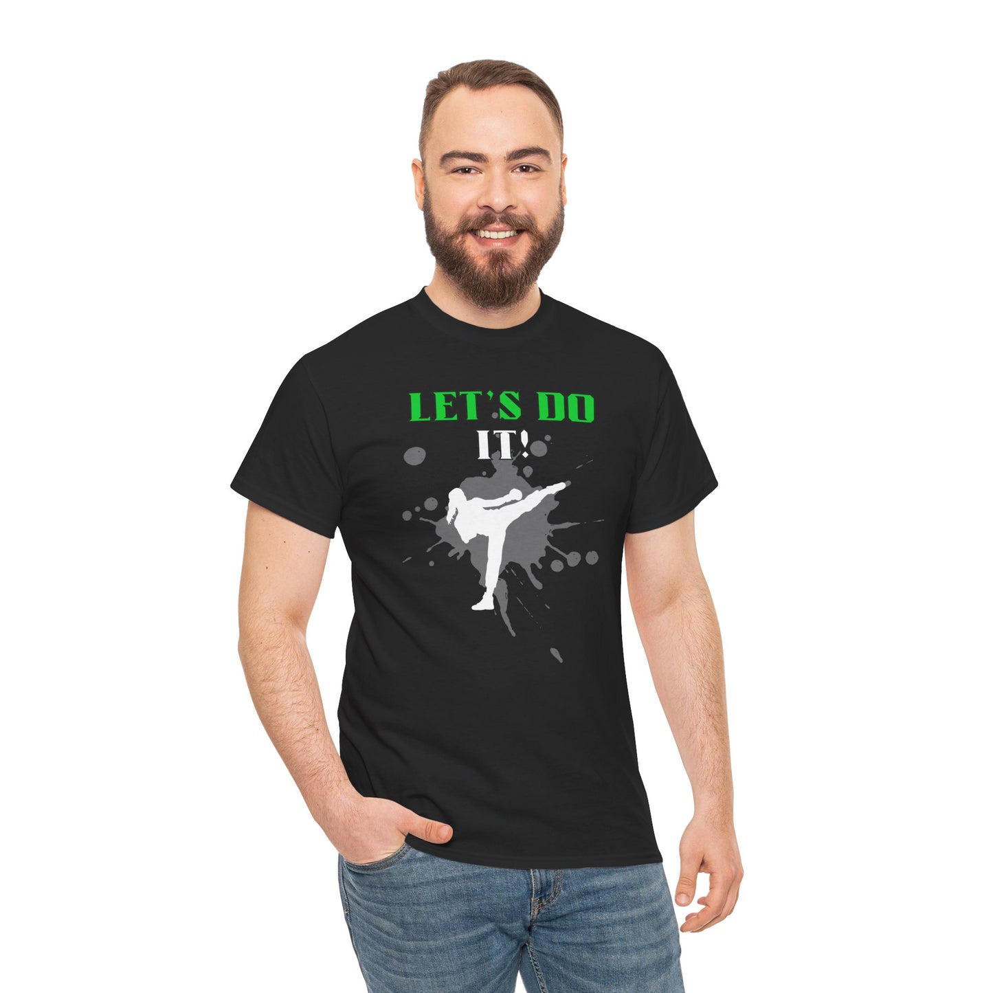 Let's Do It quote Unisex Heavy Cotton Tee