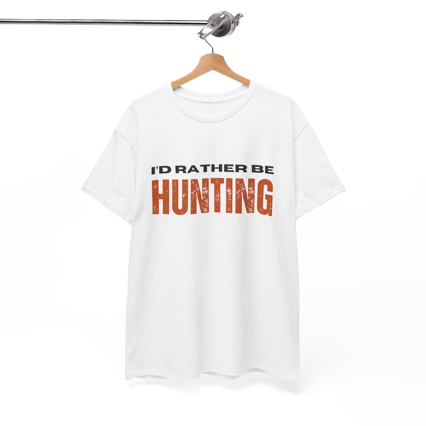 I'd Rather Be Hunting Unisex Heavy Cotton Tee