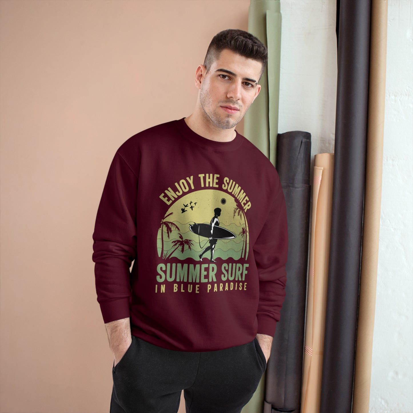 Enjoy the summer / Champion Sweatshirt