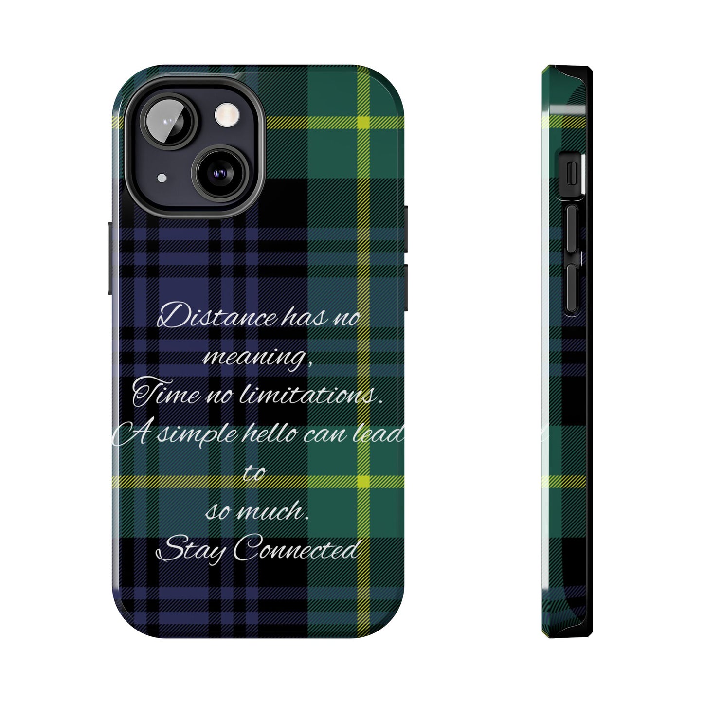 Green plaid version / Tough Phone Cases