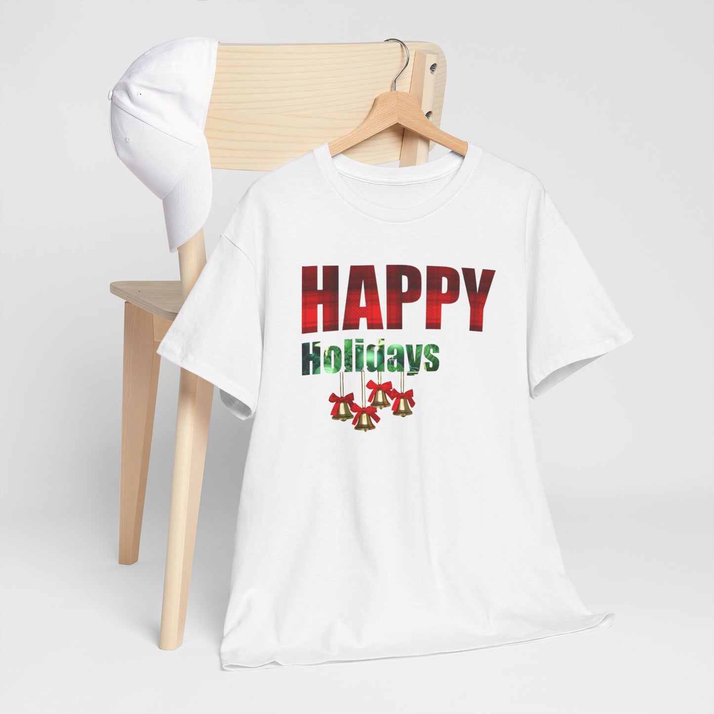 Happy Holidays Unisex Heavy Cotton Tee