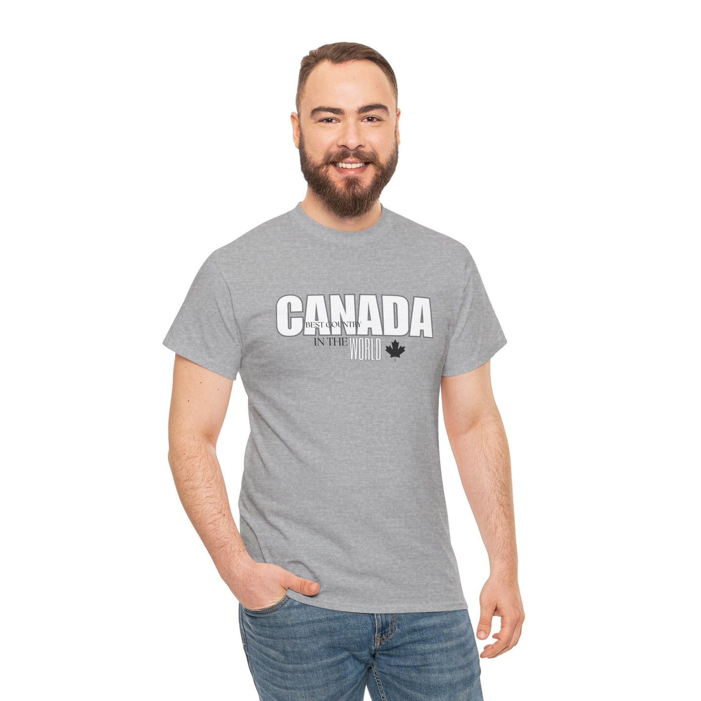 Canada Best Country In The World Unisex Heavy Cotton Tee