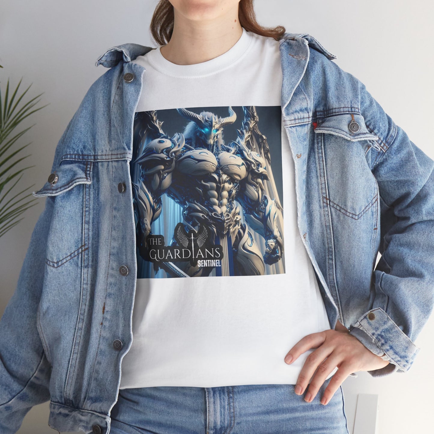 The Guardians Sentinel / Elite Unisex Heavy Cotton Tee (Made with AI)