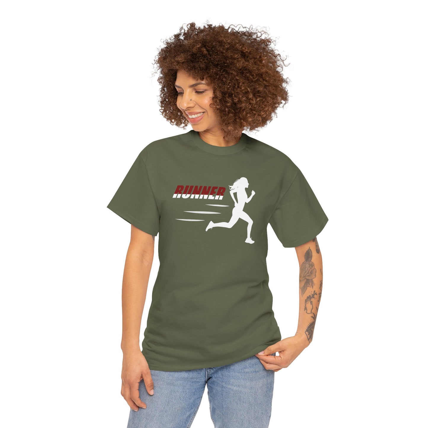 I am a Runner Unisex Heavy Cotton Tee