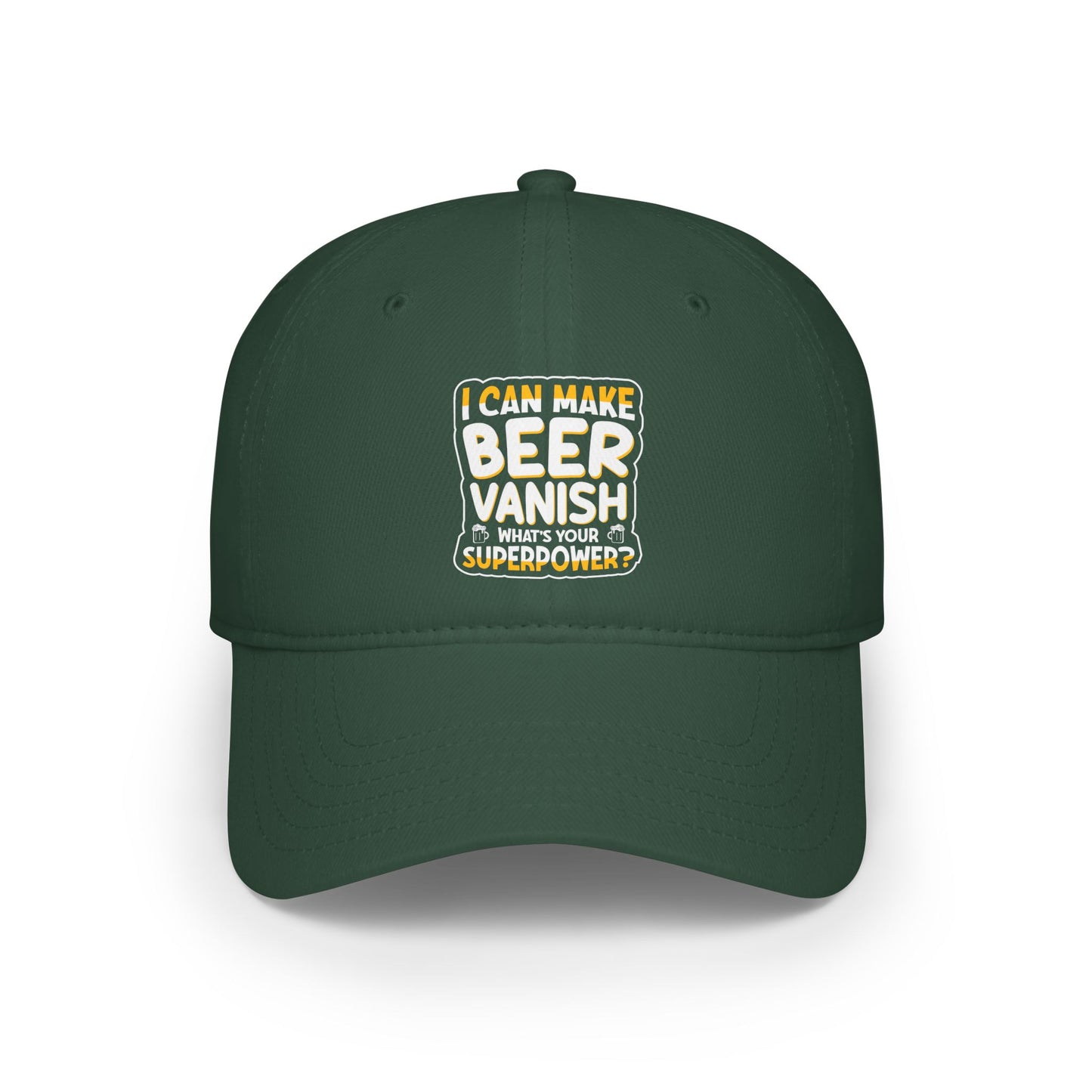 I can make beer vanish / Low Profile Baseball Cap