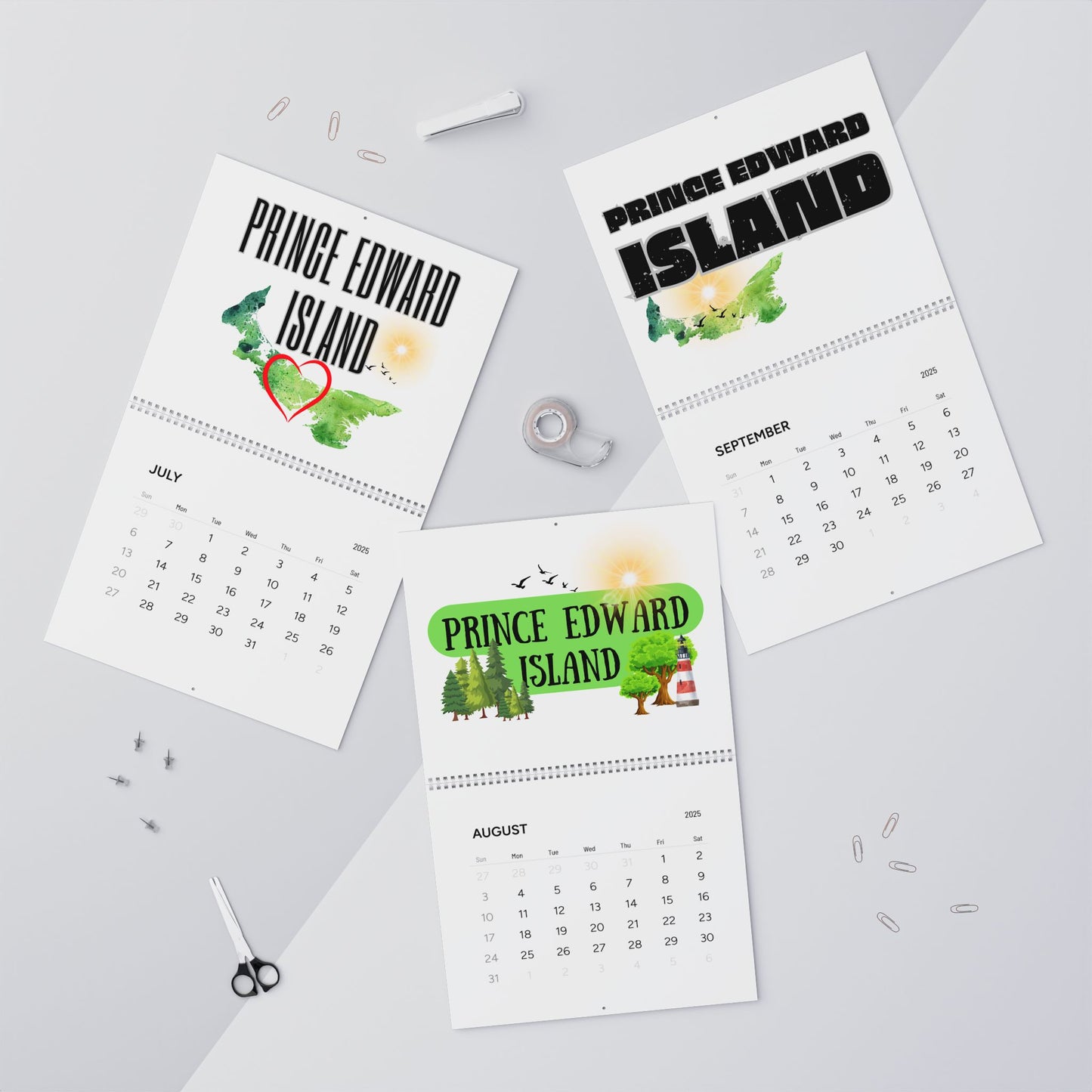 Prince Edward Island  / Wall Calendars (2025)