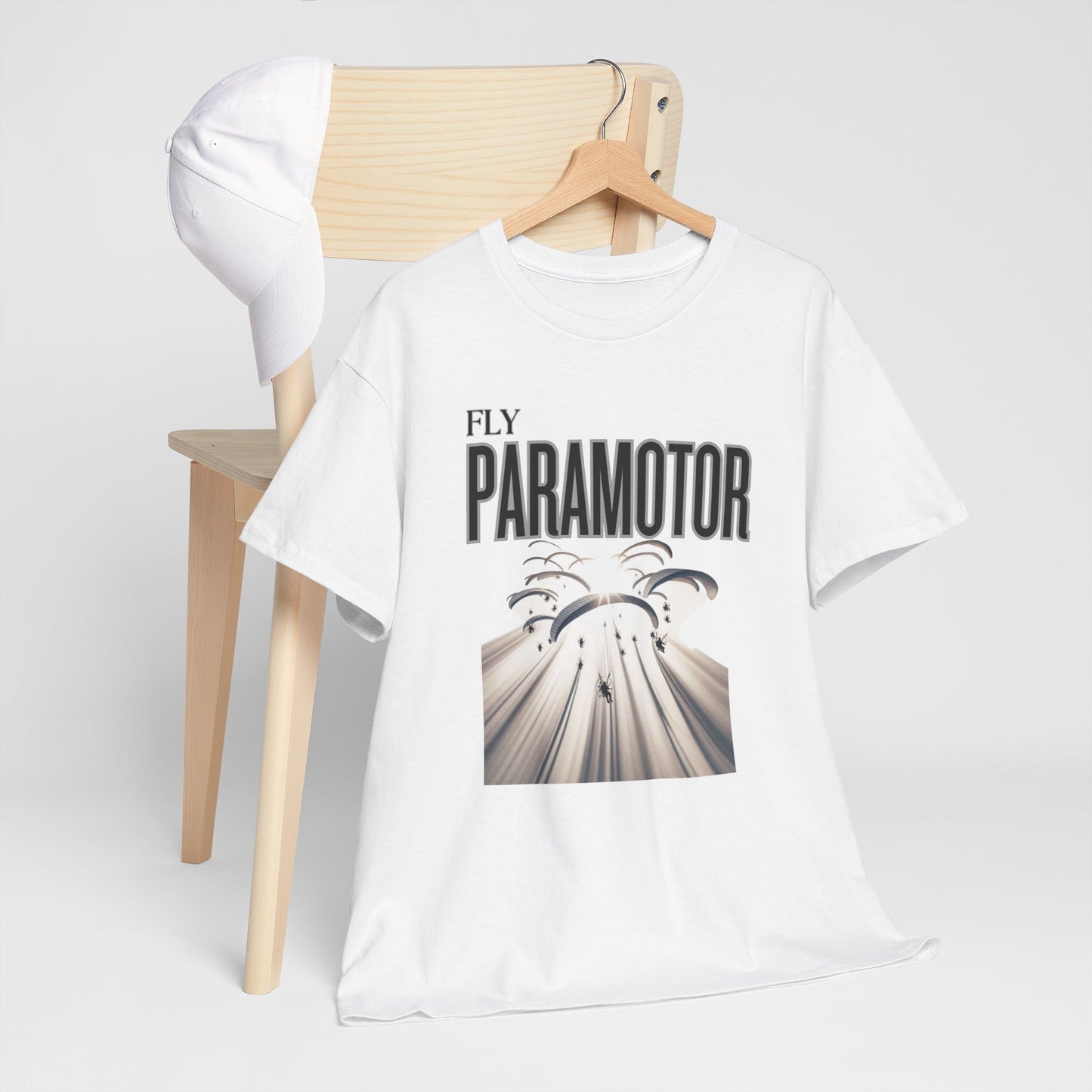 Fly Paramotor Unisex Heavy Cotton Tee