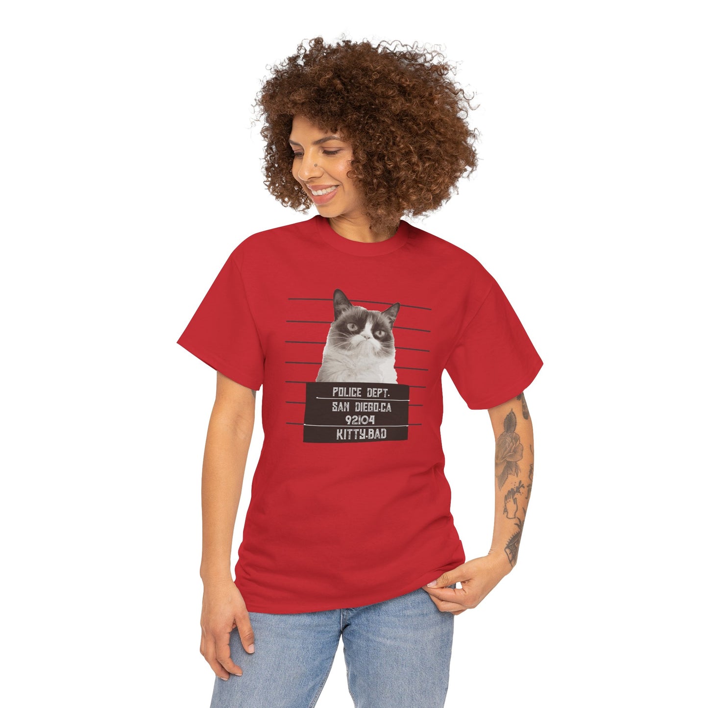 Bad Kitty Unisex Heavy Cotton Tee