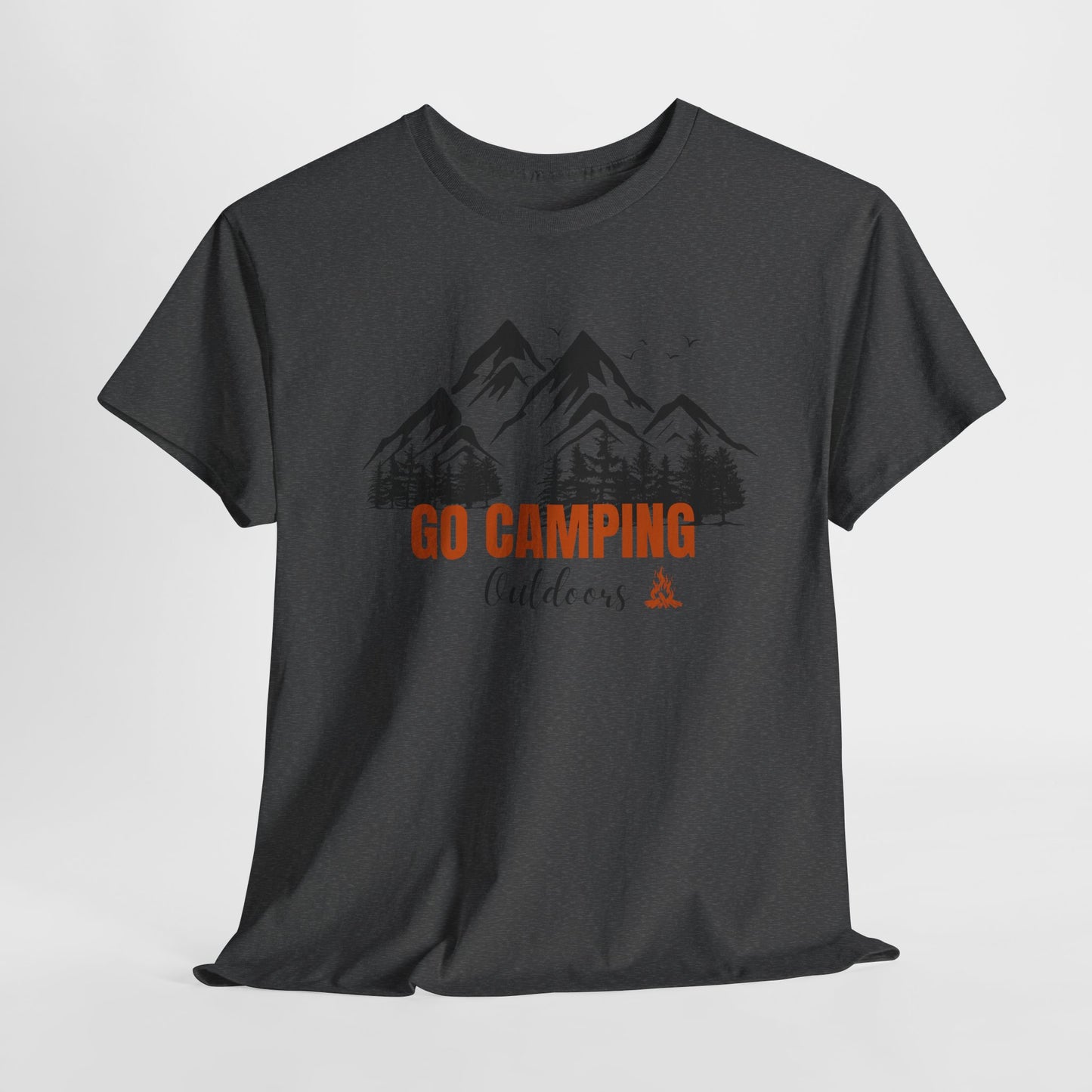 Go Camping Outdoors Unisex Heavy Cotton Tee