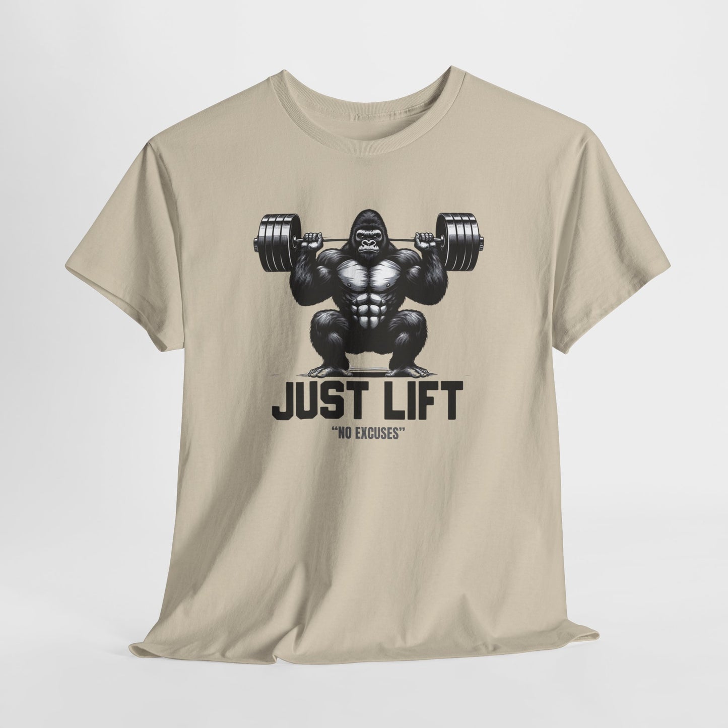 Just Lift / No Excusses Unisex Heavy Cotton Tee