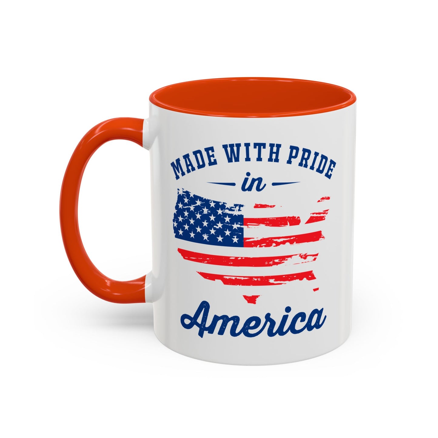 Made with pride in America / Colorful Mugs (11oz, 15oz)