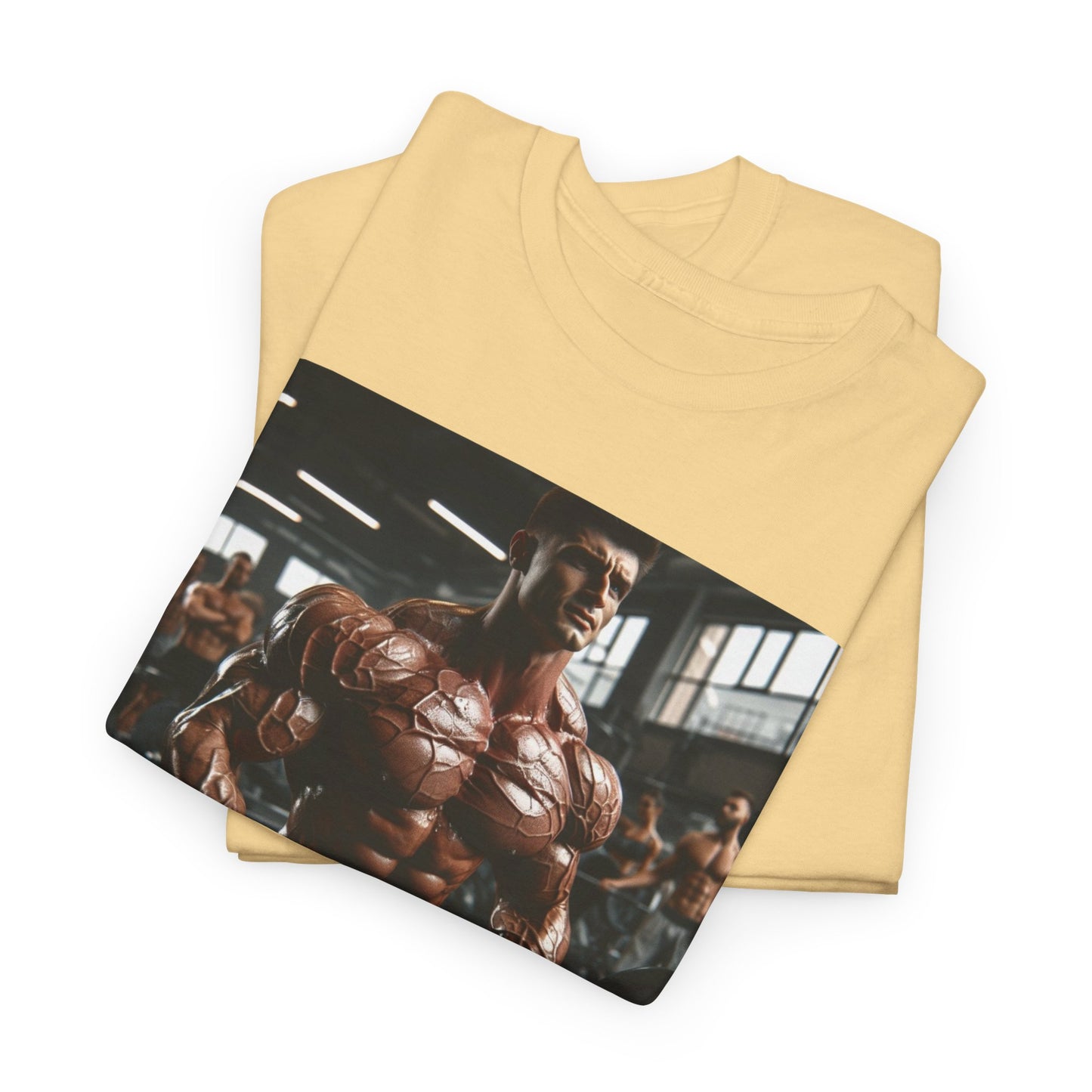 "Ripped" bodybuilding design Unisex Heavy Cotton Tee