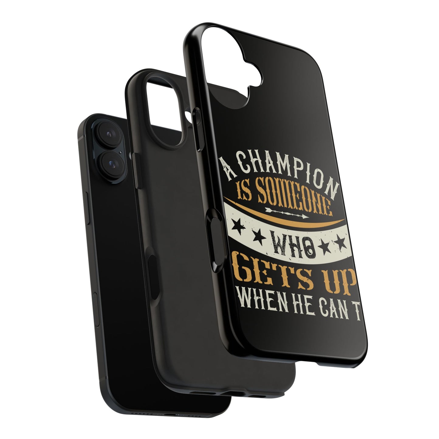 A champion is someone who gets up when he can't (Boxing)  / Tough Phone Cases