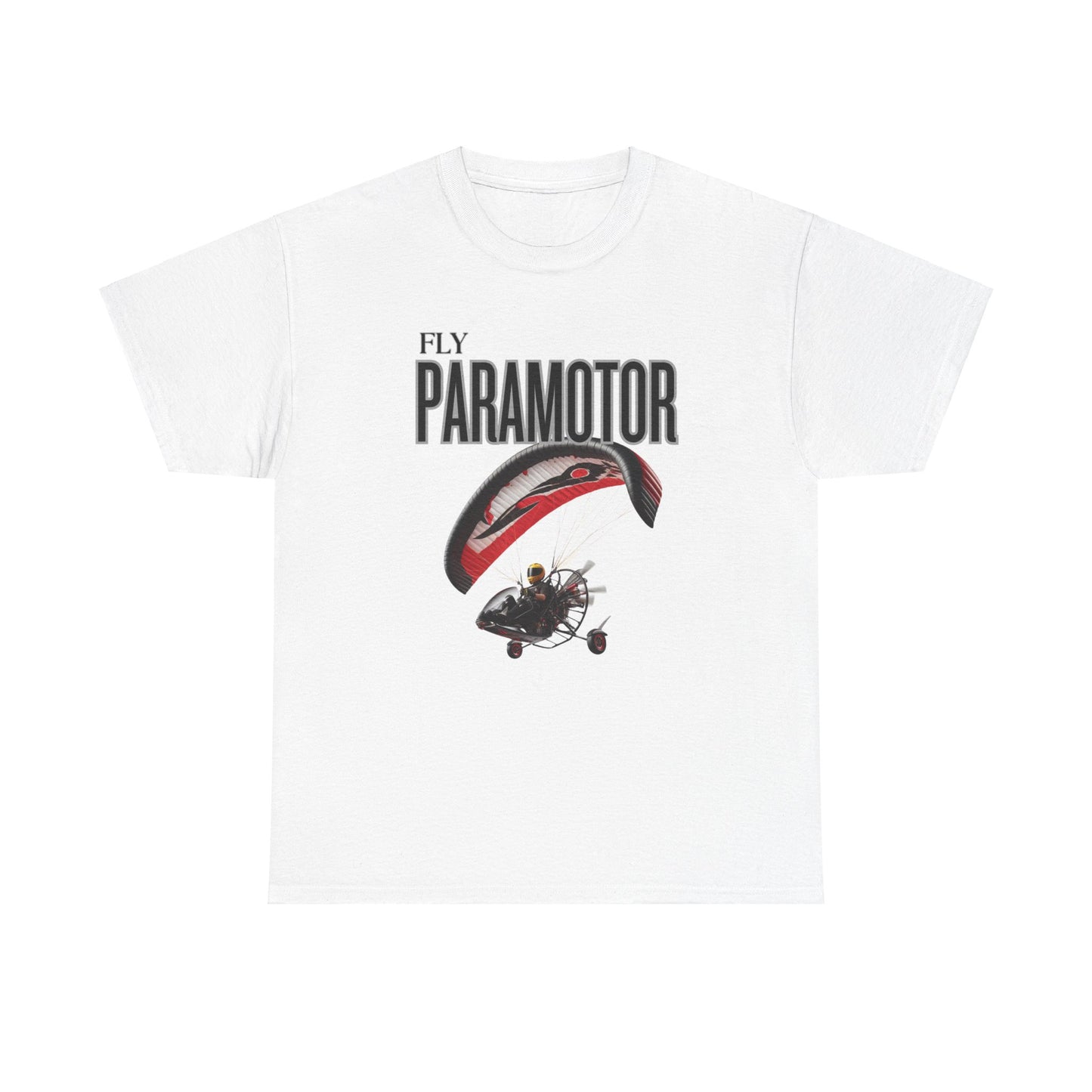 Fly Paramotor Unisex Heavy Cotton Tee