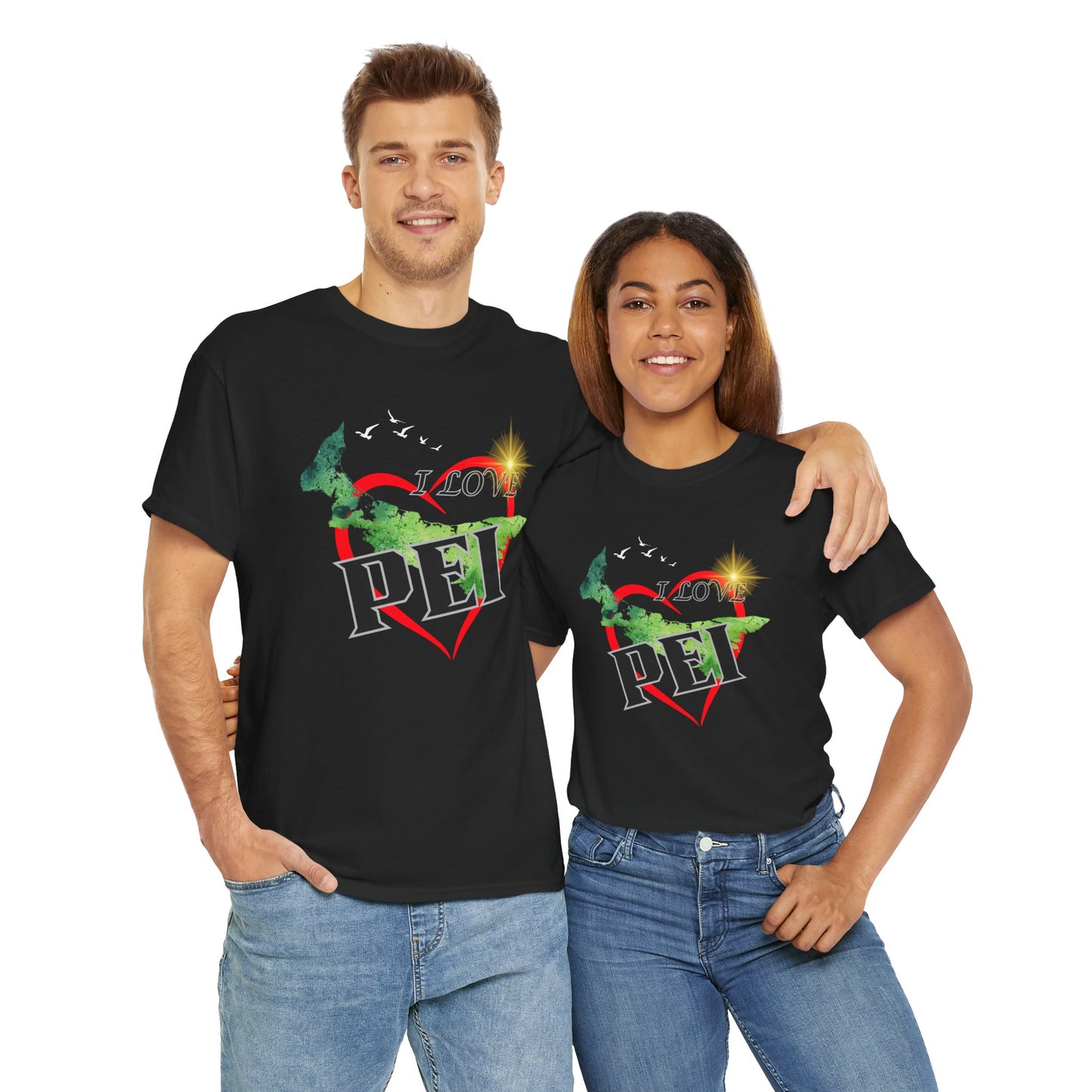 I Love PEI / Canada Unisex Heavy Cotton Tee