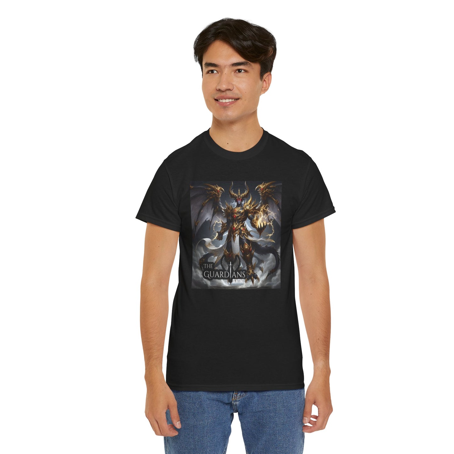 The Guardians Sentinel / Elite Unisex Heavy Cotton Tee (Made with AI)