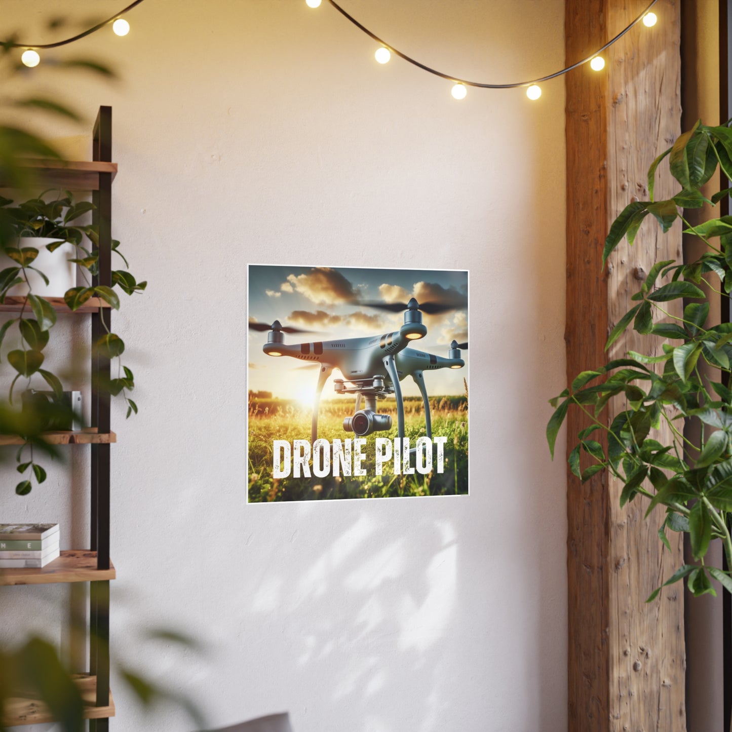 Drone Pilot 1 (AI created) / Photo Art Paper Posters