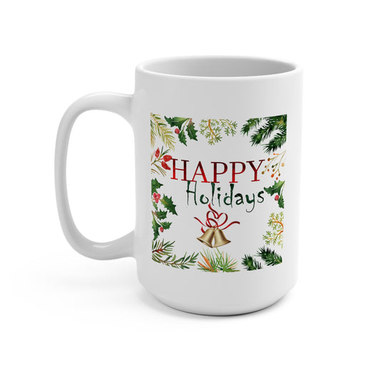 Happy Holidays / Mug 15oz white