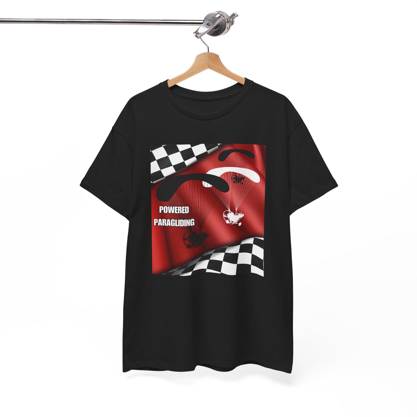 Powered Paragliding Unisex Heavy Cotton Tee