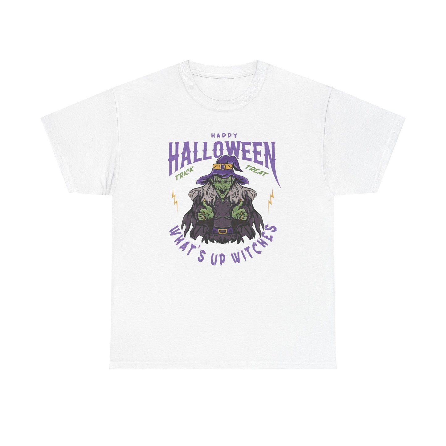 What's up Witches / Halloween Unisex Heavy Cotton Tee