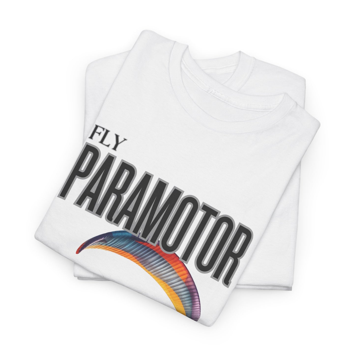 Fly Paramotor Unisex Heavy Cotton Tee