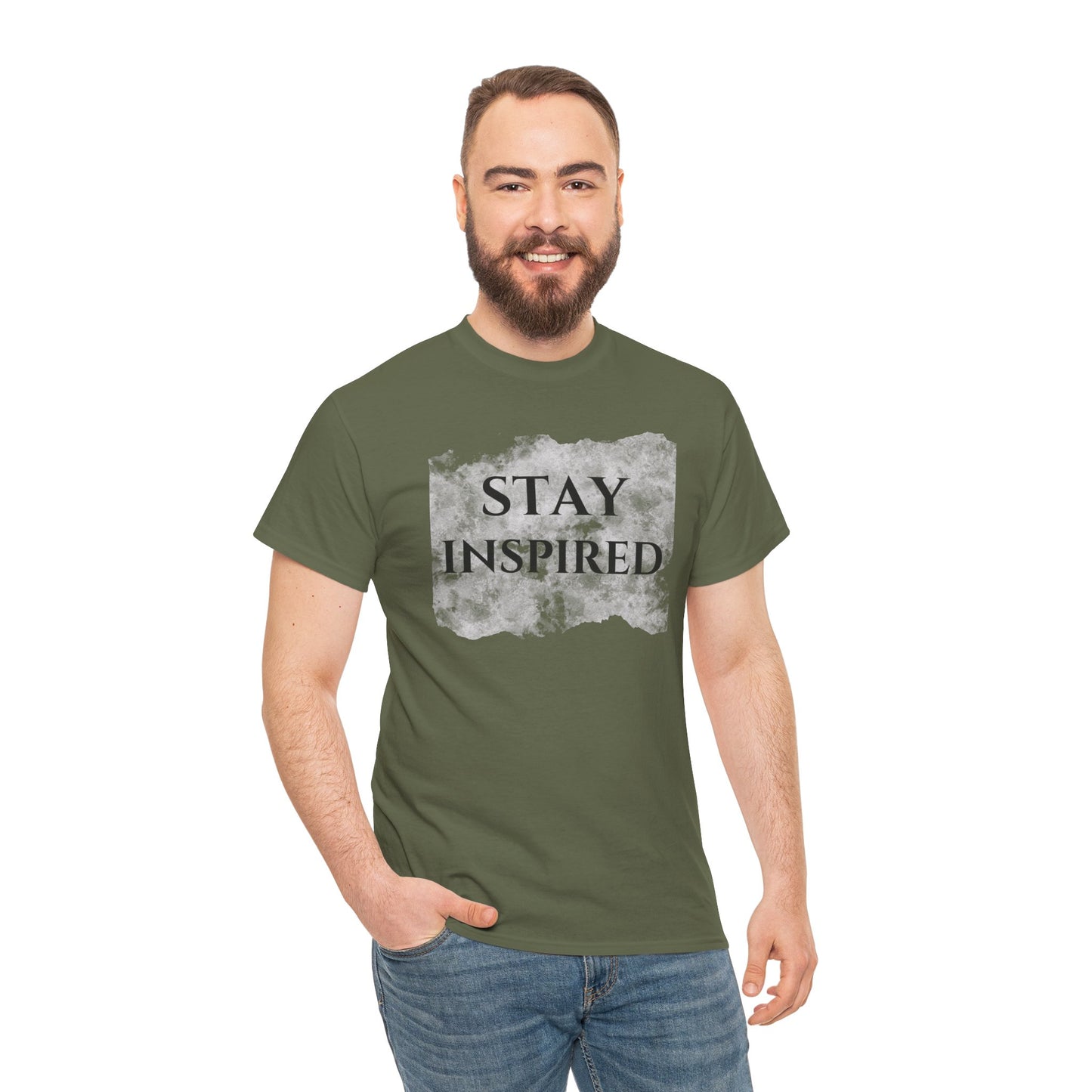 Stay Inspired Unisex Heavy Cotton Tee
