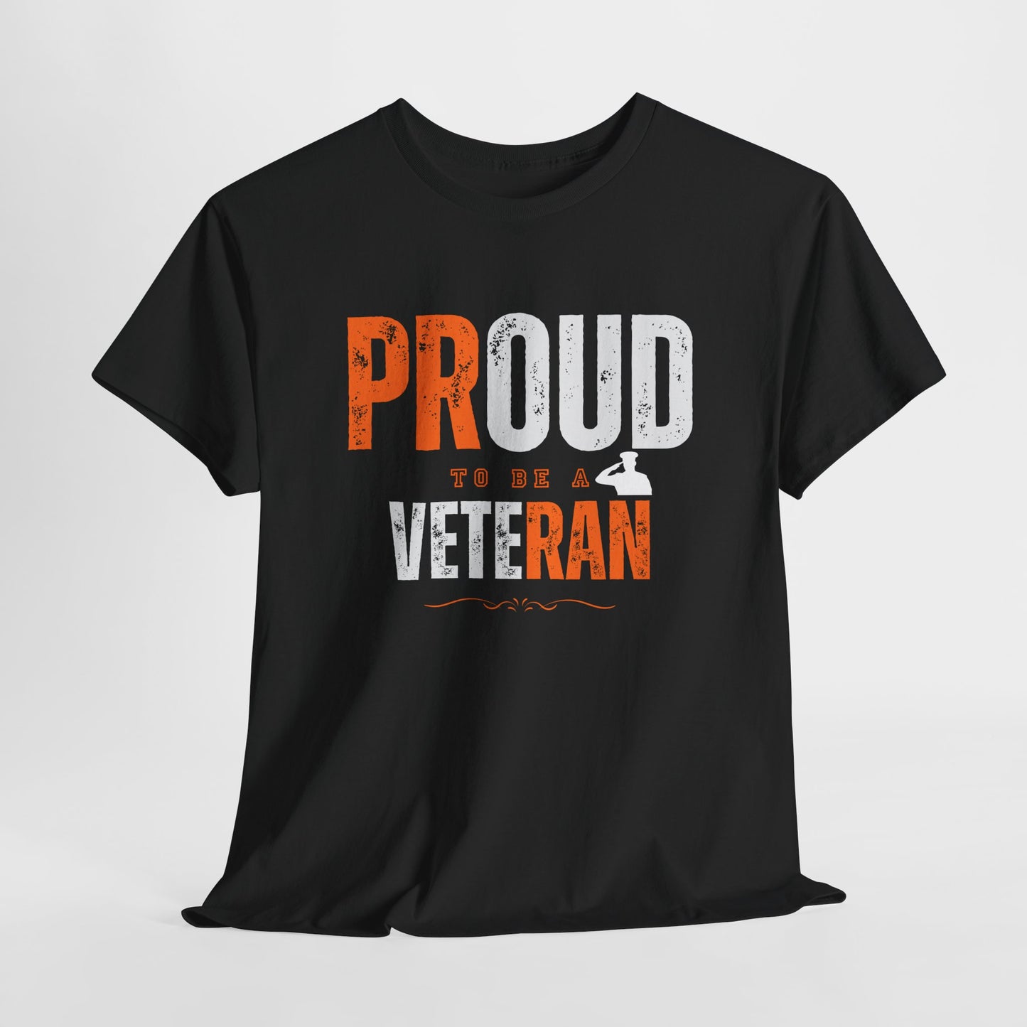 Proud to be a Veteran Unisex Heavy Cotton Tee