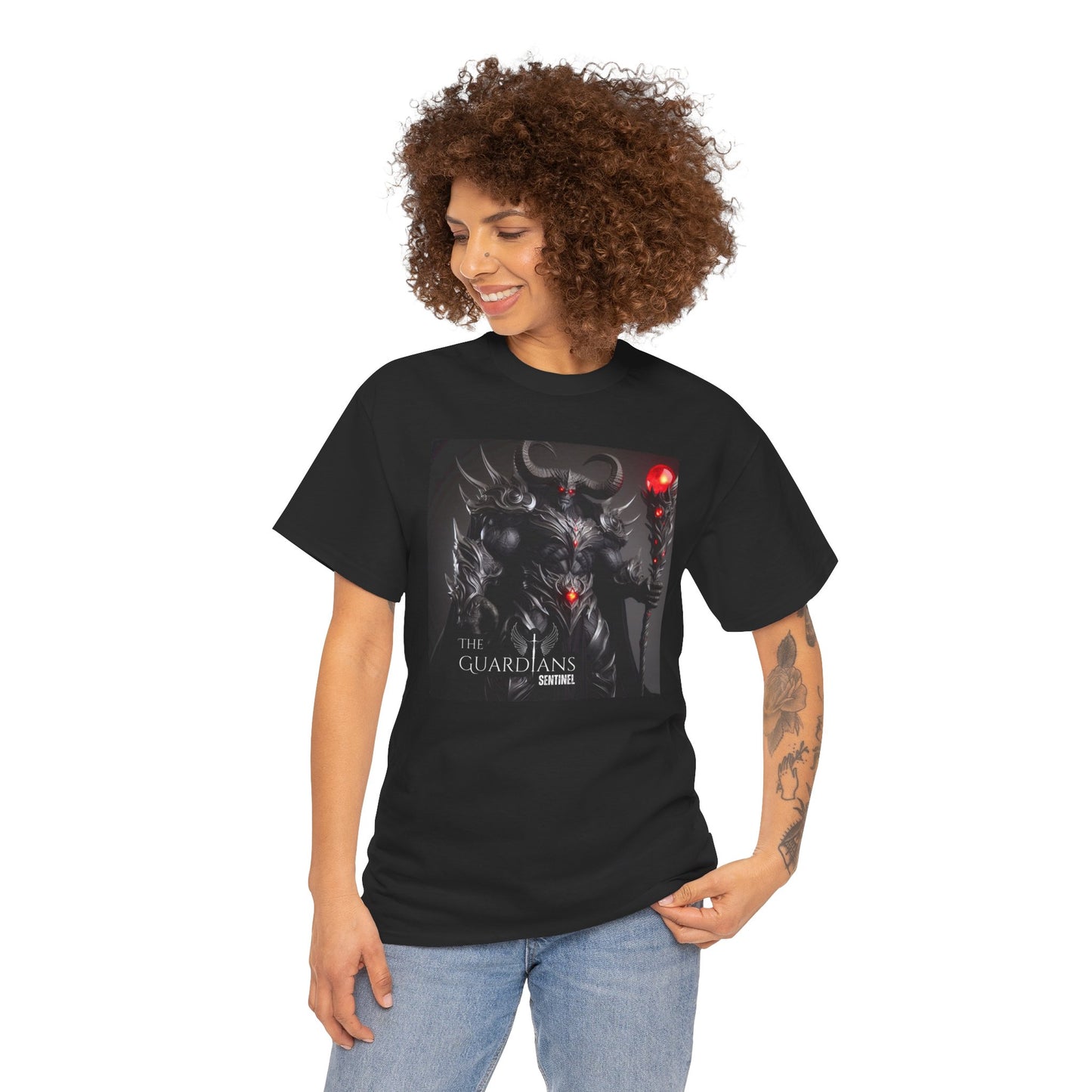 The Guardians Sentinel Unisex Heavy Cotton Tee (Made with AI)